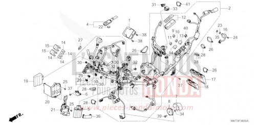 WIRE HARNESS ADV750N de 2022